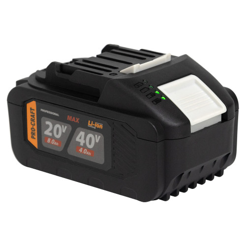 Акумуляторна батарея Procraft Battery20/40 (20В 8Аг, 40В 4Аг)