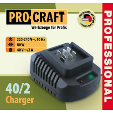 Зарядний пристрій Procraft Charger40/2A (під акб 20/40)