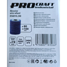 Барабан абразивний з нейлоновою щіткою Procraft DSA810.240
