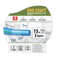 Шланг садовий Procraft PR-3KGH1315 1/2" 15 м