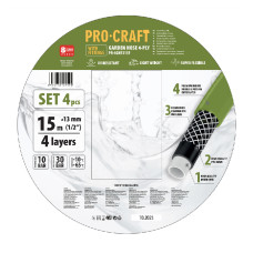 Шланг садовий Procraft PR-4GH1315F 1/2" 15 м