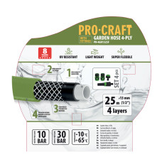 Шланг садовий Procraft PR-4GH1325F 1/2" 25 м