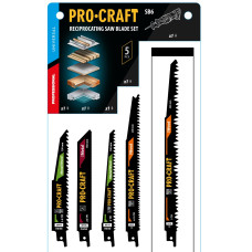 Набір пильних полотен для шабельної пилки Procraft SB6