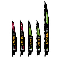 Набір пильних полотен для шабельної пилки Procraft SB5