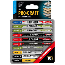 Набір пильних полотен для лобзика Procraft JB10