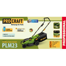 Акумуляторна газонокосарка Procraft PLM23 (без АКБ та ЗП)