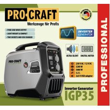 Інверторний бензиновий генератор Procraft IGP35