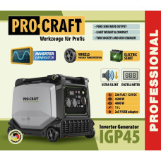 Інверторний бензиновий генератор Procraft IGP45