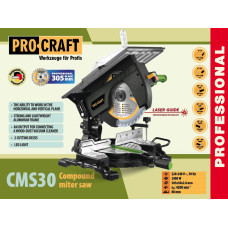 Стаціонарна циркулярна-торцювальна пилка Procraft CMS30
