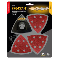 Набір насадок та шліфпаперу для БФІ Procraft MB30