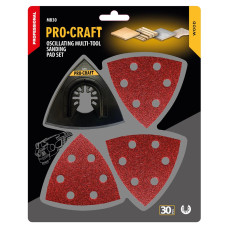 Набір насадок та шліфпаперу для БФІ Procraft MB30