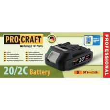 Акумуляторна батарея Procraft Battery20/2C 2 Аг Type-C