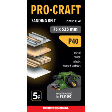 Стрічка шліфувальна Procraft LS76x533.40 (5 шт)