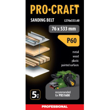 Стрічка шліфувальна Procraft LS76x533.60 (5 шт)