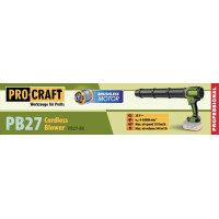 Акумуляторна повітродувка Procraft PB27 (без АКБ та зп)