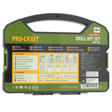Набір свердл та біт Procraft DBS101