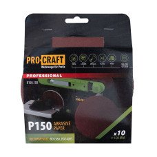Круг шліфувальний самозачепний Procraft K150.150 UNIVERSAL (набір 10 шт.)