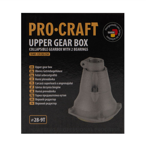 Редуктор верхній Procraft 2 підшипники 9 зубців 28 мм