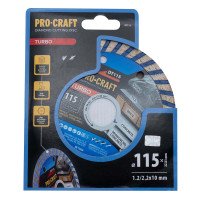 Алмазний диск Procraft DT115 115мм 22,23мм 2.2 мм