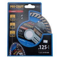 Алмазний диск Procraft DT125 125мм 22,23мм 2.2 мм
