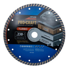 Алмазний диск Procraft DT230 230мм 22,23мм 3.1 мм