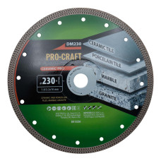 Алмазний диск Procraft DM230 230мм 22,23мм 2.2 мм