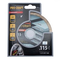 Алмазний диск Procraft DR115 115мм 22,23мм 2.0 мм
