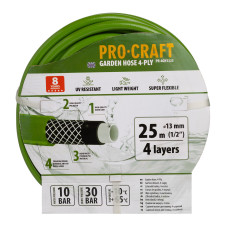 Шланг садовий Procraft PR-4GH1325 1/2" 25 м